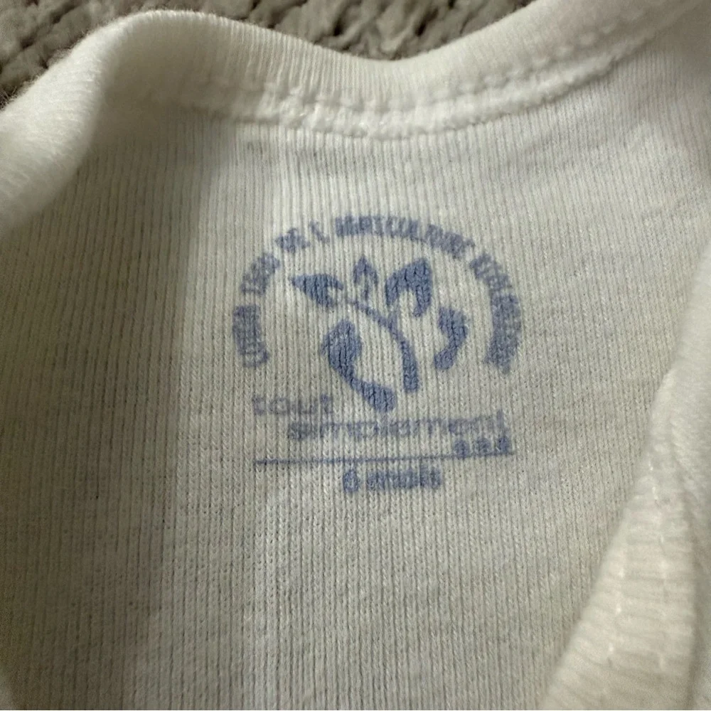 Tout Simplement “Mon Petit Ange” Organic Cotton Bodysuit 6M‎ My Little Angel